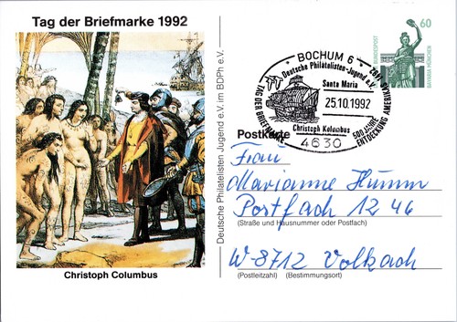 Ganzsache sst tag der - sst,