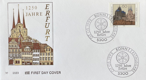 Brd 1992 1611 erfurt - 1611,