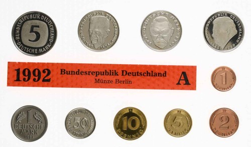Kursmünzensatze - , dm