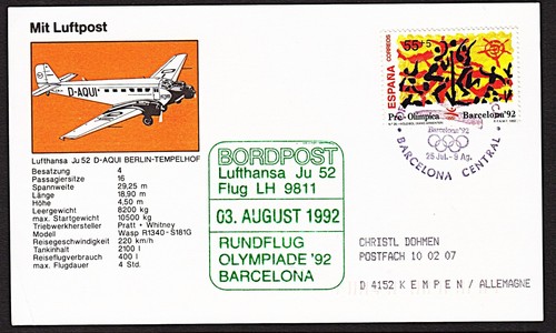 1992 52 rundflug - ✈,