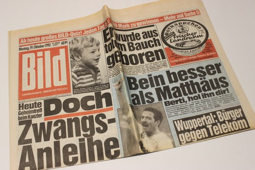 Bildzeitung 1992 oktober - bildzeitung,