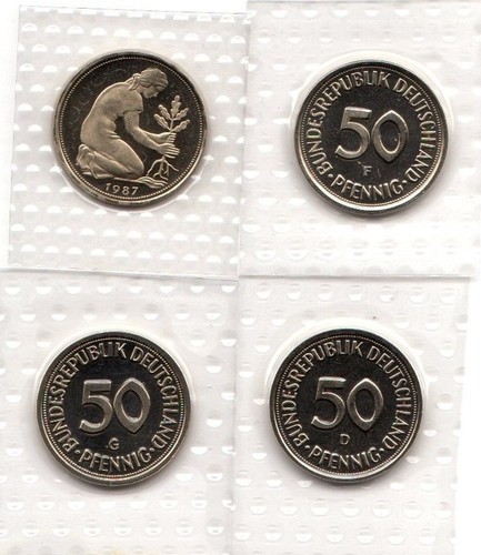 Brd pfennig stempelglanz - pfennig, in