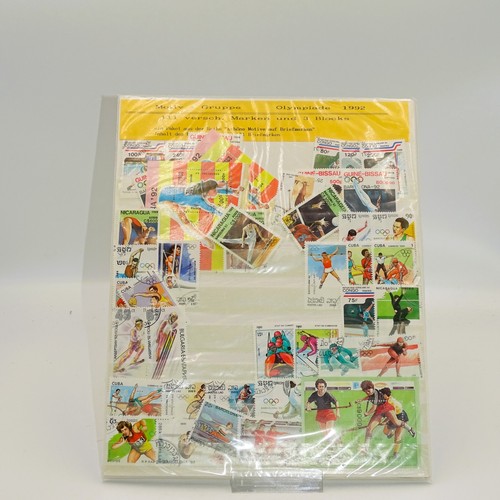 Olympiade 1992 briefmarken - 1992,