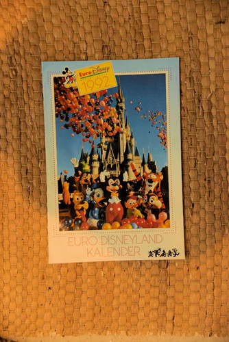 Euro disney kalender 1992 - disney,