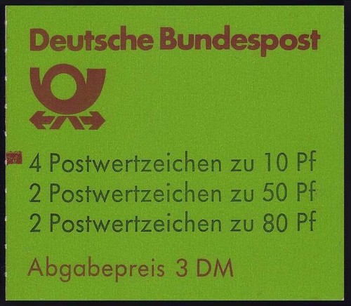 Bund markenheftchen 25b - markenheftchen, zb