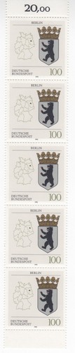 Bund 1992 landeswappen berlin - bund,