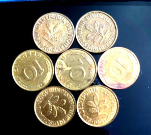 Brd pfennig 1950 1996 zur - -,