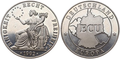 Medaille deutschland ecu - medaille,