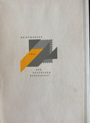 Briefmarken buch 1992 der - 1992,