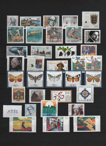 Deutschland brd jahrgang - jahrgang, 1992