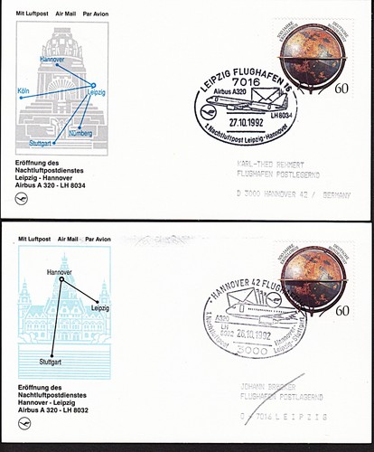 1992 leipzig - ✈2x, lh