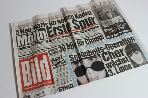 Bildzeitung 1992 - bildzeitung, 26.11.1992