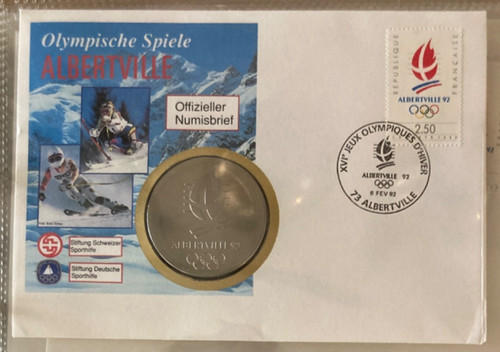 Deutschland numisbrief 1992 - deutschland,