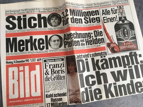 Bildzeitung bild 1992 - bildzeitung, *