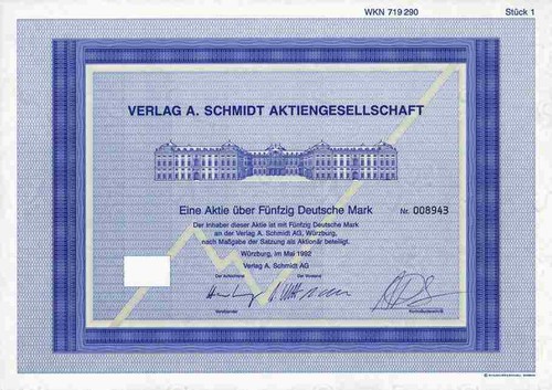 Verlag schmidt 1992 - schmidt,